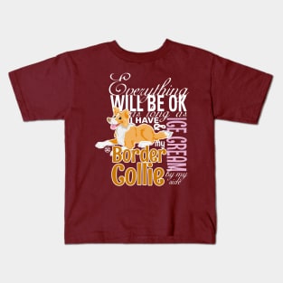 Everything will be ok - BC Red & Ice Cream Kids T-Shirt